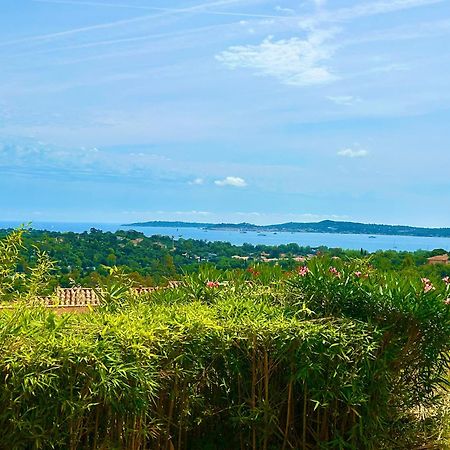 Les Restanques Vue Mer Roses 1070 Rez De Jardin Grimaud Ngoại thất bức ảnh